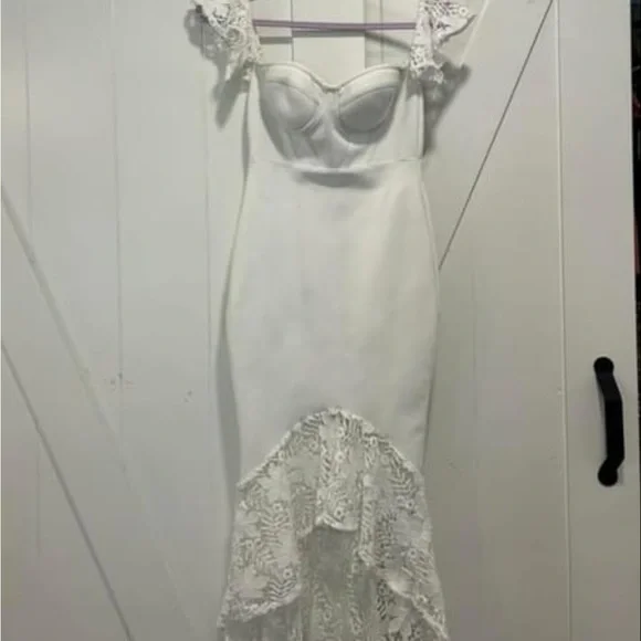 mermaid dress wedding gown Tina Holly TW120 Long 3D Floral Applique Mermaid Wedding Dress